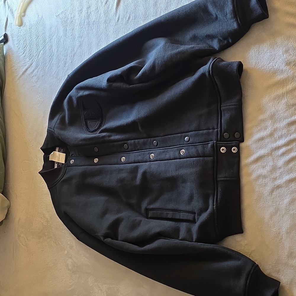 Champion Men's All Black Varsity Jacket